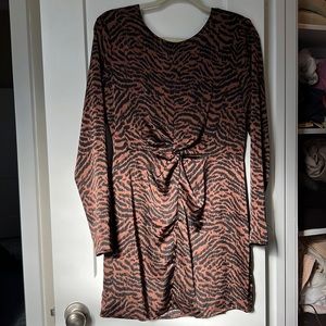 Silk mini dress